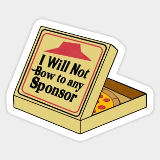 No Sponsors Sticker